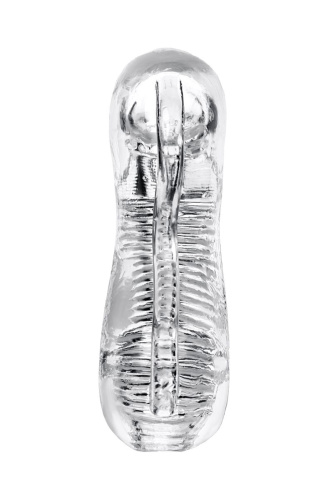 Прозрачный мастурбатор Lingam Indira фото 3