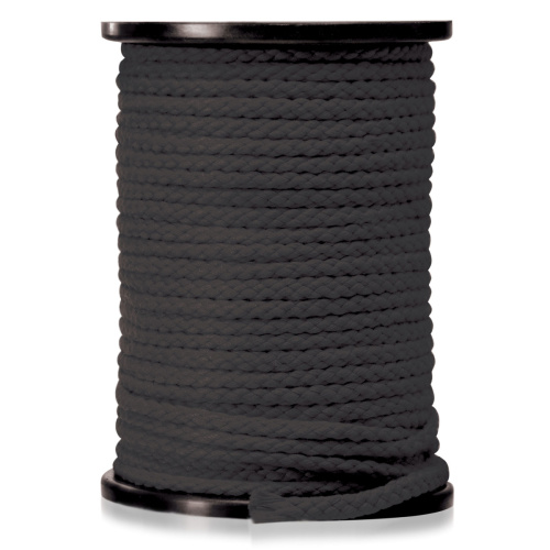 Черная веревка для связывания Bondage Rope - 60,9 м. фото 2