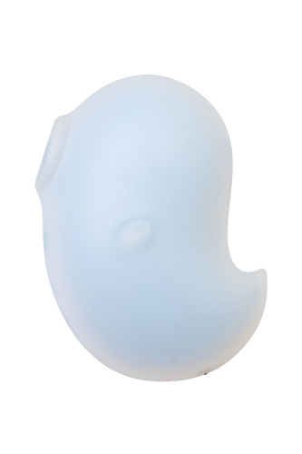 Голубой вакуум-волновой стимулятор клитора с вибрацией Cutie Ghost фото 3