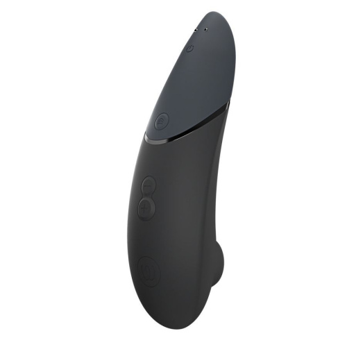 Черный бесконтактный клиторальный стимулятор Womanizer Next фото 5
