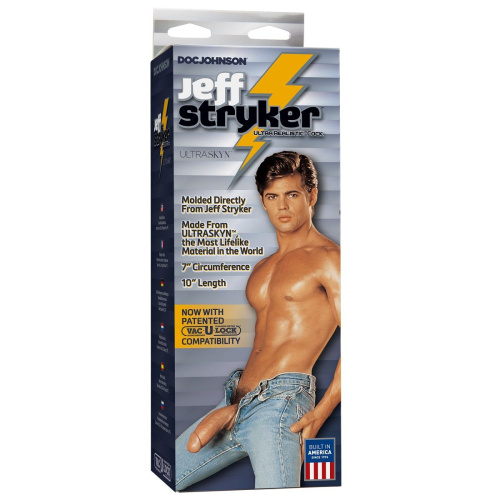 Фаллоимитатор Jeff Stryker ULTRASKYN 10  Realistic Cock with Removable Vac-U-Lock Suction Cup - 25,6 см. фото 3