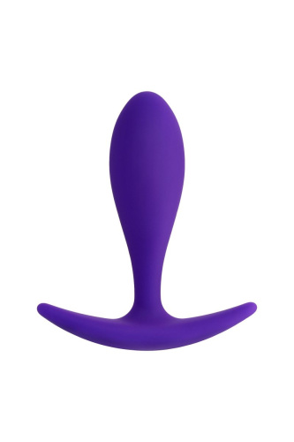 Фиолетовая удлиненная анальная втулка  - 7,2 см. фото 3