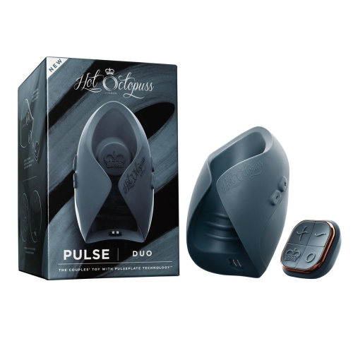 Инновационный мужской вибратор с пультом ДУ Pulse Duo фото 2