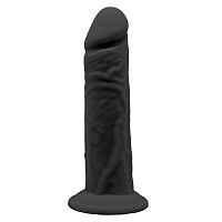 Черный фаллоимитатор Model 4 - 17,7 см.