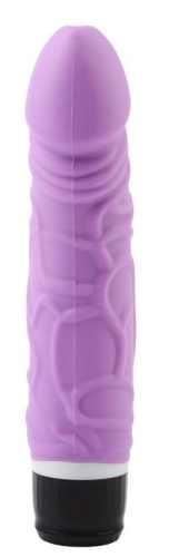 Фиолетовый вибратор-реалистик Thick Realistic Dildo - 19,5 см. фото 4