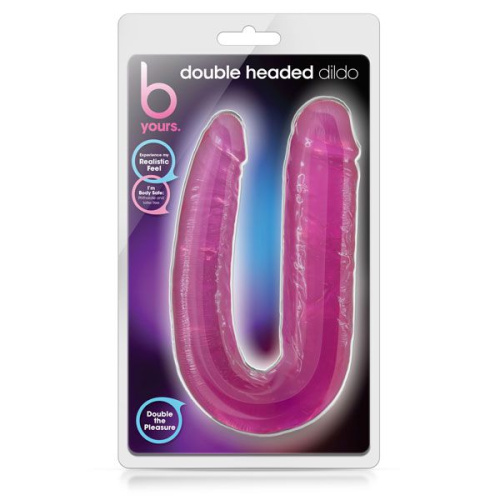 Розовый двусторонний фаллоимитатор Double Headed Dildo - 45 см. фото 2