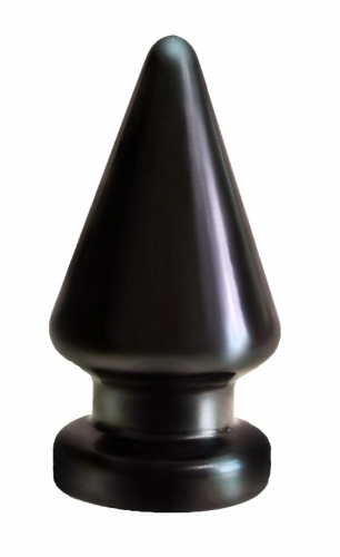 Чёрный анальный плаг большого размера MAGNUM 2 - 13 см. Чёрный анальный плаг большого размера MAGNUM 2 - 13 см.