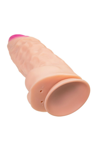 Телесный фаллоимитатор-гигант Giant - 33,5 см. фото 6