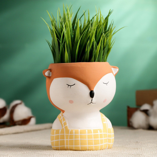 Горшок «Милая лисичка» (330 мл.) фото 2 Горшок «Милая лисичка» (330 мл.) фото 2
