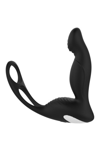 Черный вибромассажер простаты P-Pleaser With Erection Enhance Черный вибромассажер простаты P-Pleaser With Erection Enhance