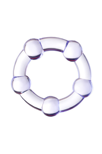 Фиолетовое эрекционное кольцо A-Toys фото 2