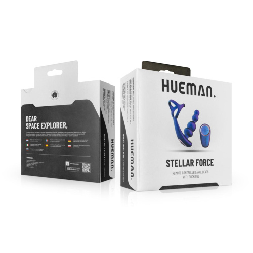 Фиолетовое эрекционное виброкольцо с анальной ёлочкой Stellar Force фото 3