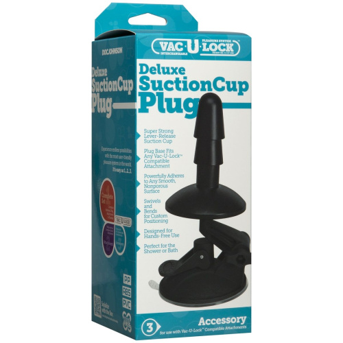 Плаг на присоске Vac-U-Lock Deluxe Suction Cup Plug Accessory фото 3