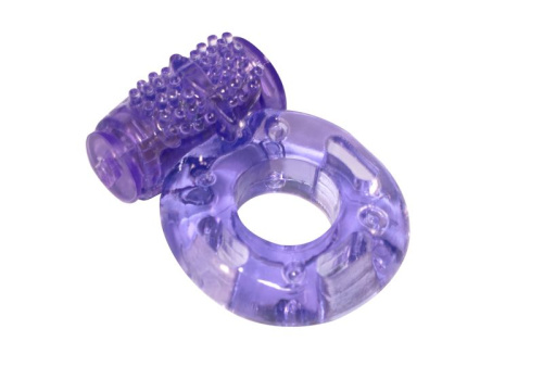 Фиолетовое эрекционное кольцо с вибрацией Rings Axle-pin фото 2
