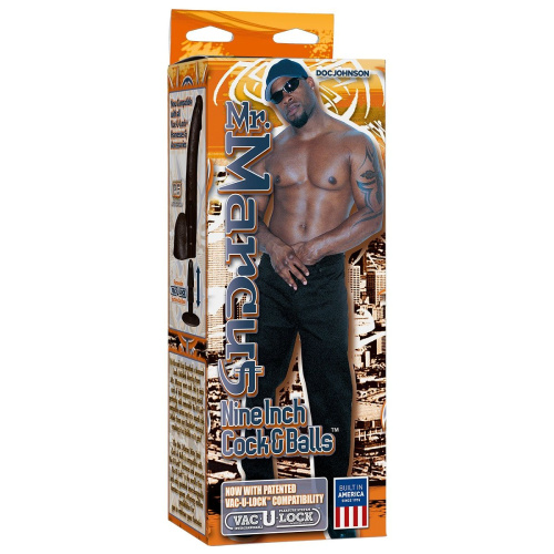 Реалистичный фаллоимитатор Mr. Marcus  9  R5 Cock & Balls - 22,86 см. фото 3