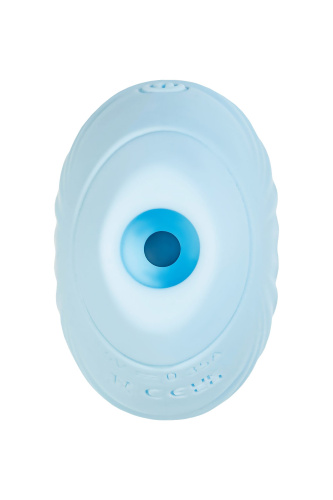 Голубой вакуум-волновой стимулятор клитора Scall фото 2