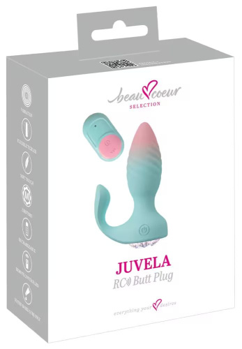 Анальная пробка JUVELA RC Butt Plug с пультом ДУ - 11,5 см. фото 2