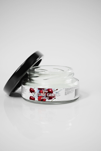 Массажная свеча «Спелая вишня» - 50 мл. фото 3 Массажная свеча «Спелая вишня» - 50 мл. фото 3