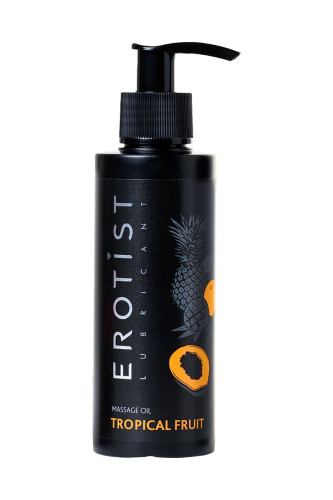 Массажное масло Erotist TROPICAL FRUIT с ароматом тропических фруктов - 150 мл. фото 2