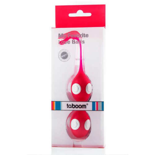 Стильные розовые вагинальные шарики Love Balls фото 2