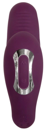 Фиолетовая вибронасадка на палец Helping Hand фото 2