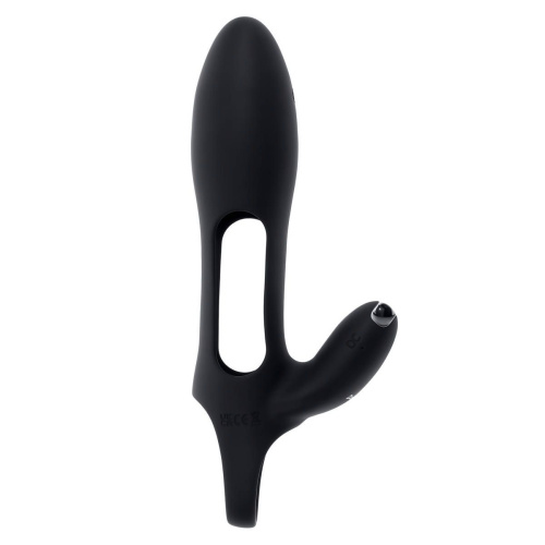 Черная насадка на пенис с вибрацией Nautilus фото 6 Черная насадка на пенис с вибрацией Nautilus фото 6