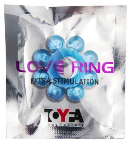 Голубая гелевая насадка-цветок фото 3 Голубая гелевая насадка-цветок фото 3