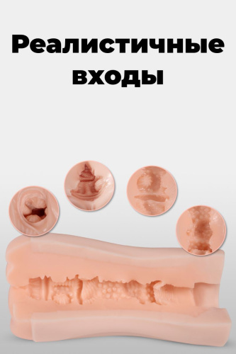 Мастурбатор-вагина Beata-2 с функциями всасывания и вибрации фото 6