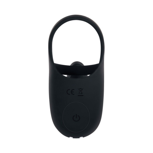 Эрекционное кольцо с вибрацией и стимуляцией мошонки Vibrating Ball Cradle фото 5