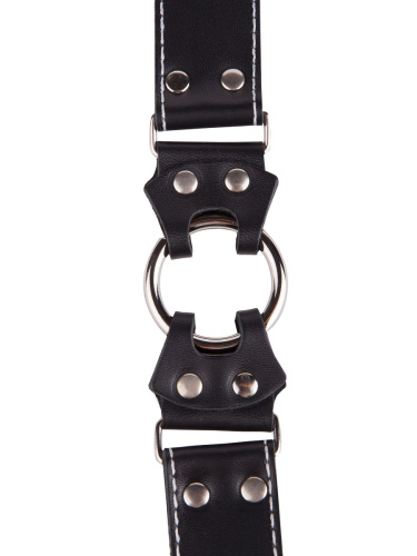 Кожаные ременные наручники фото 6