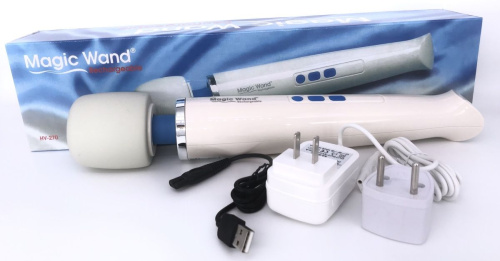 Беспроводной вибромассажер Magic Wand Rechargeable(аналог) фото 3