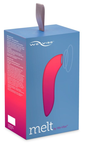 Розовый вакуум-волновой стимулятор клитора We-Vibe Melt фото 4