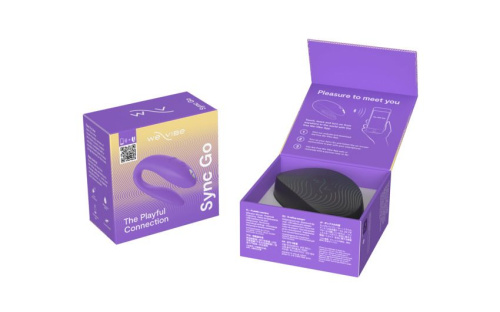Фиолетовый вибромассажер для пар We-Vibe Sync Go фото 5