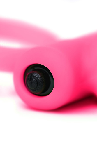 Розовое эрекционное виброкольцо на пенис Eromantica фото 7