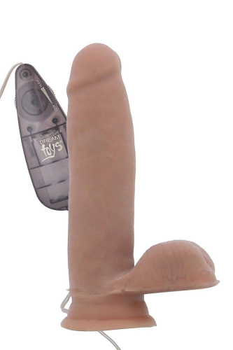 Телесный вибромассажер BAD BOY - 17 см. Телесный вибромассажер BAD BOY - 17 см.