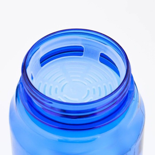 Синяя бутылка для воды «Заряд энергии» фото 4