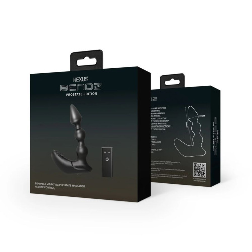 Черный вибростимулятор Nexus Bendz Prostate Edition - 14,1 см. фото 4 Черный вибростимулятор Nexus Bendz Prostate Edition - 14,1 см. фото 4