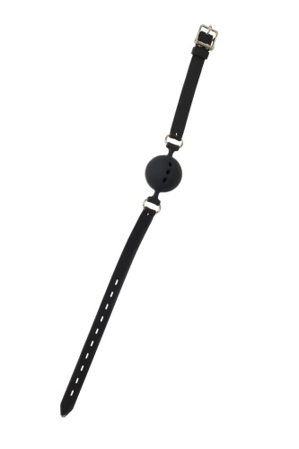 Черный кляп-шарик Charmer L фото 2