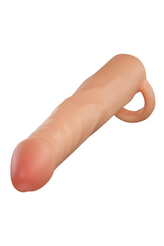 Телесная насадка-удлинитель Fortitude с подхватом - 17,7 см. фото 3