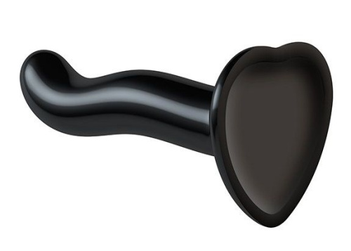 Черный фаллоимитатор-насадка Strap-On-Me P&G spot Dildo size S - 16,4 см. фото 2