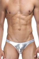 Серебристые блестящие трусы-слипы Don Moris Серебристые блестящие трусы-слипы Don Moris