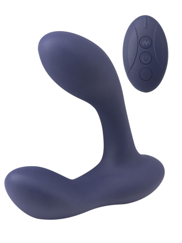 Синий массажер простаты с двумя моторами P-Bliss фото 3