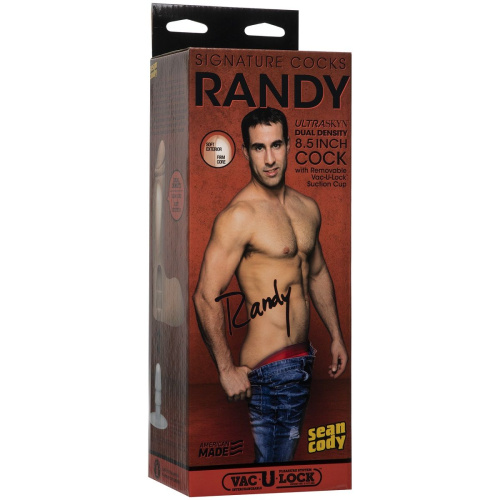 Фаллоимитатор с мошонкой Randy 8.5  ULTRASKYN Cock - 21,6 см. фото 4