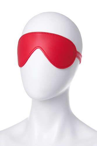 Красная маска Anonymo из искусственной кожи фото 9