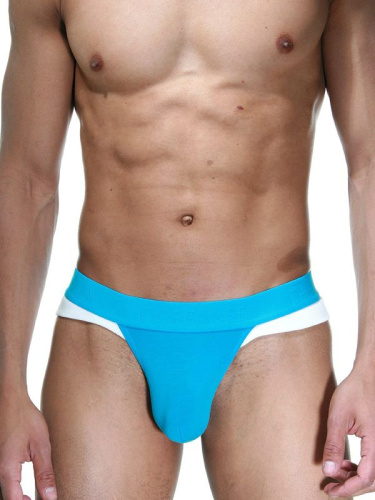 Голубо-белые трусы-стринги Doreanse Fitness фото 2