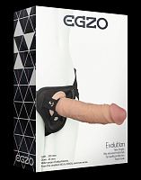 Страпон harness со съемной насадкой - 20,5 см.