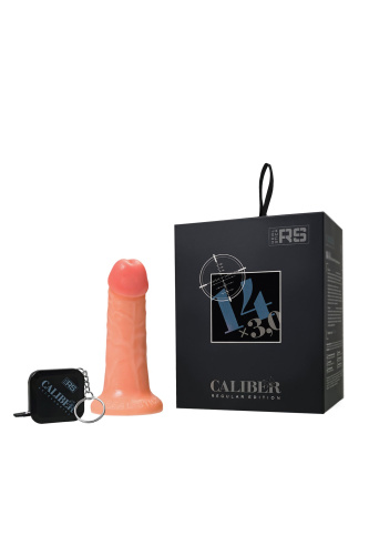 Телесный фаллоимитатор RealStick CALIBER - 14 см. фото 2