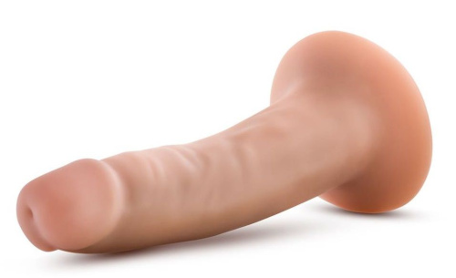 Телесный фаллоимитатор-реалистик 5 Inch Posable Dildo - 13,9 см. фото 3