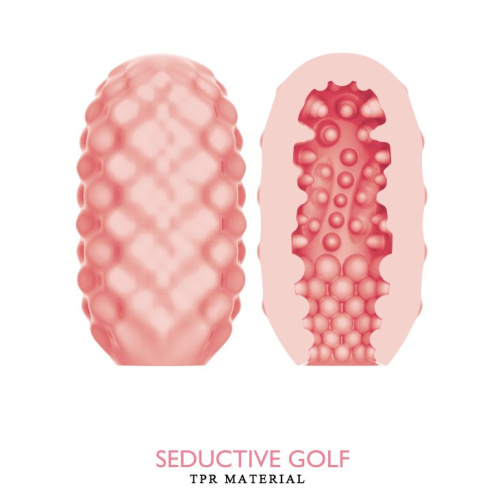 Розовый мастурбатор-яйцо Seductive Golf фото 3