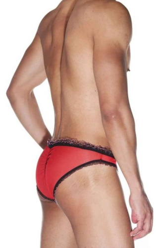 Мужские трусы-слипы с рюшами фото 2